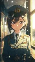 何故か警察官?か電車の乗務員になっちゃった💦 — 警察官・婦警のAIイラスト|SUPPART