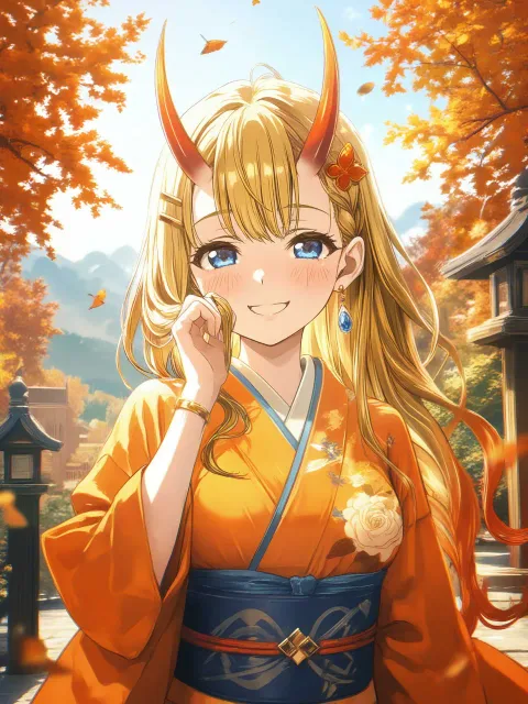 ultra-detailed、high-resolution - 鬼の姫