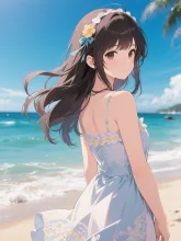 初夏のワンピース