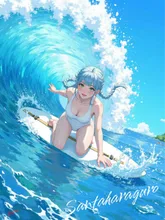 画像生成チャレンジ·波 の投稿作品