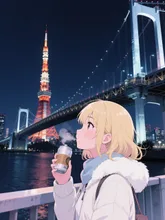 いつものルートで帰宅中。