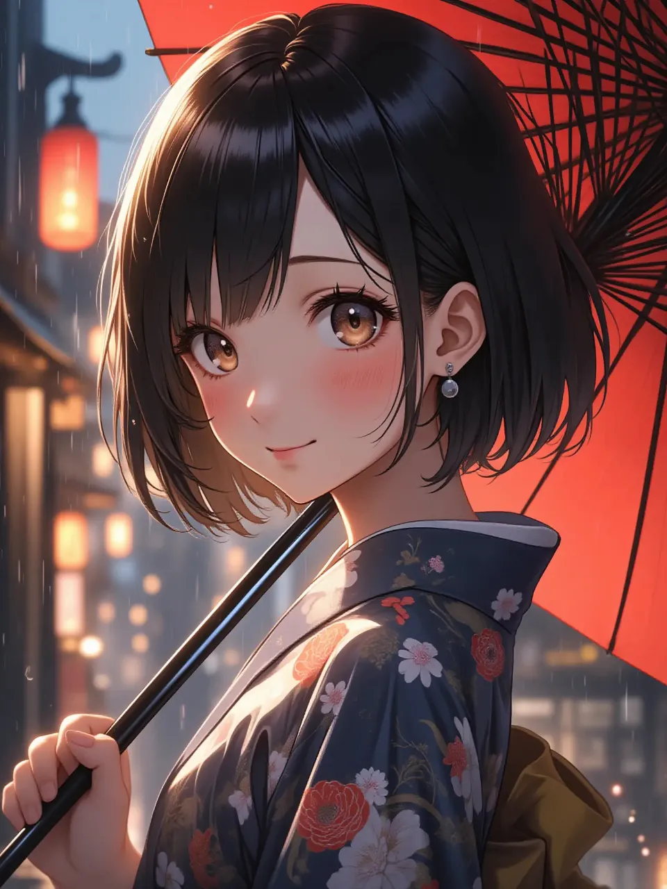 和傘の君 — TAN2kunさんのAIイラスト