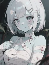 ゾンビ娘 — 怠け者さんのAIイラスト