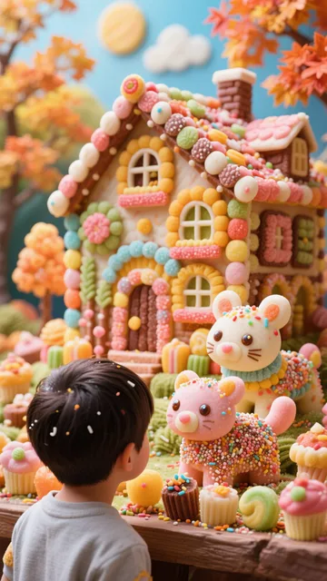 童話の世界 お菓子の家