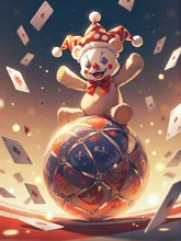 邪悪なジョーカーテディベア