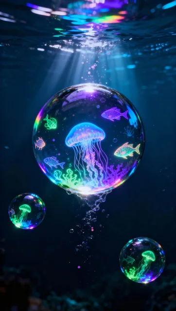 深海に散るひかりたち