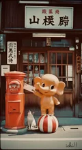 ノスタルジーのまち角で