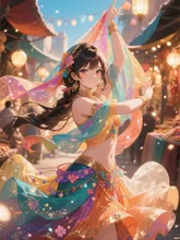 画像生成チャレンジ·舞う少女 の投稿作品