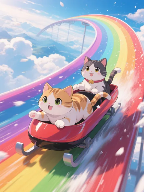 虹のコース