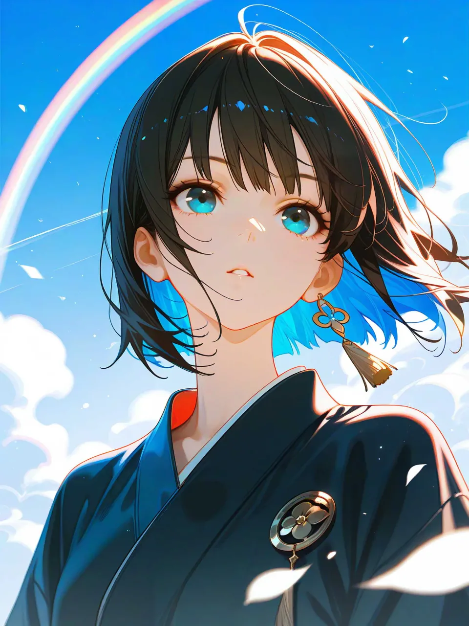 雨止んだね