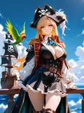 海賊 vs 人魚·夜の海で会うなら の投稿作品
