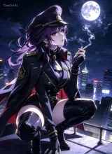女幹部しゃがむ