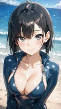 海女·潮風に輝く、海の乙女 の投稿作品