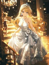 パーティードレス·夜会にきらめく淑女 の投稿作品