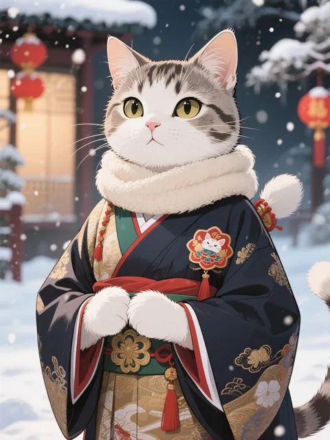 猫の初詣