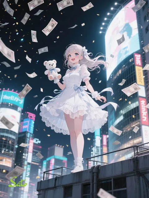 ばら撒きます