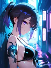 光るタトゥー②
