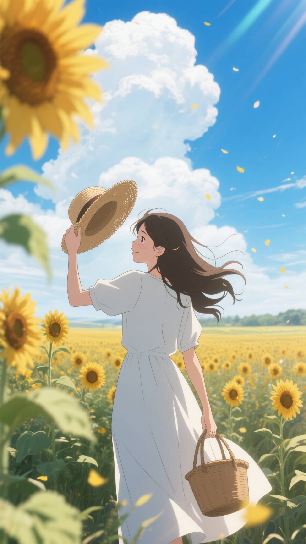 風に舞う