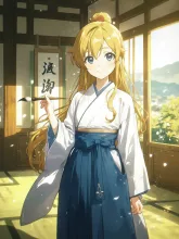 書道ガール·一筆に込める心 の投稿作品
