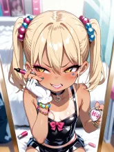 サキ「メイクが決まらネェ‼️」