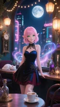 エルフの秘密の夜カフェ