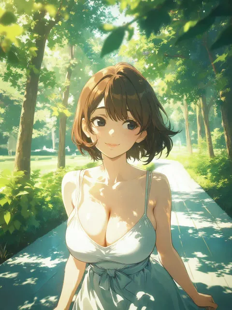 「風が気持ちいいね」