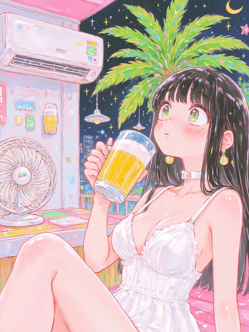 白いワンピースにしても、これだ‼️ — SUPP979022704さんのAIイラスト
