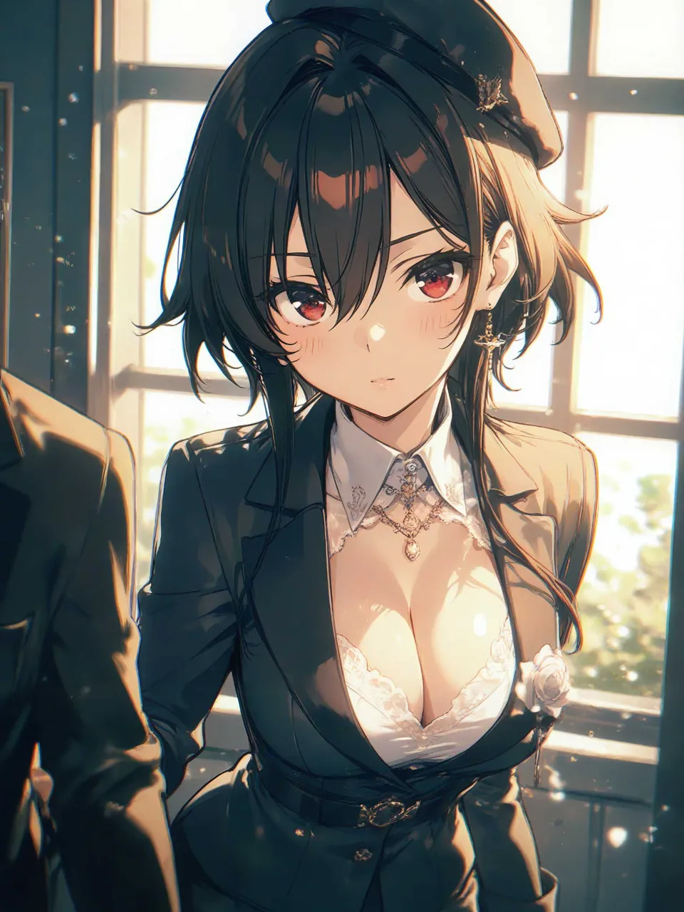 サイバーパンクレーススーツ美女 — 衛宮家の一族さんのAIイラスト