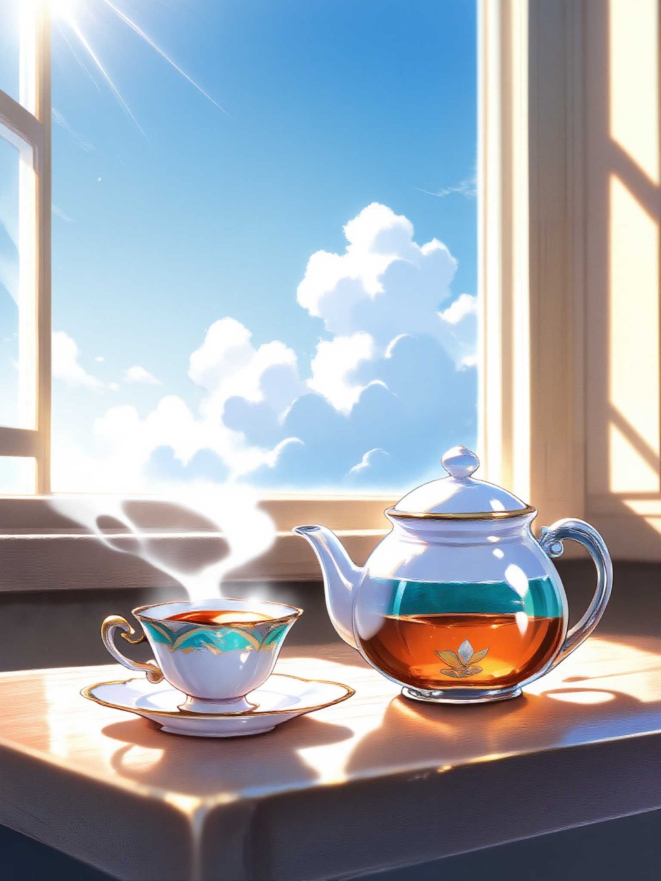 3時の紅茶 — エブリ神さんのAIイラスト