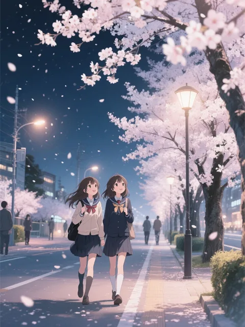 春の帰り道