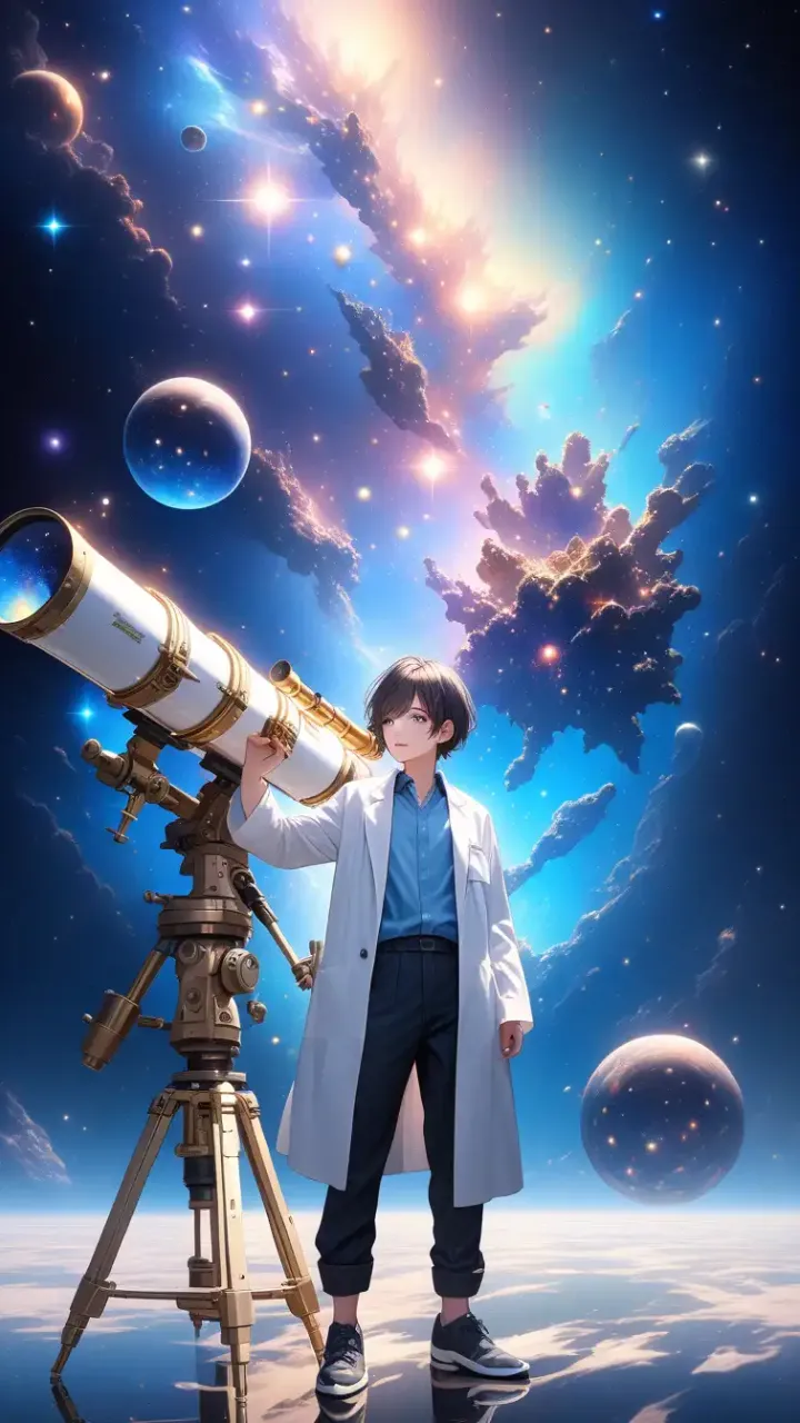D 深宇宙の観測者