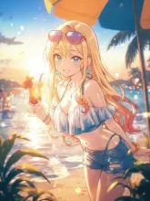 夏ギャルの休日·夏チャレンジ の投稿作品