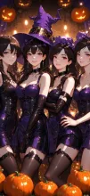 仲良く4人で