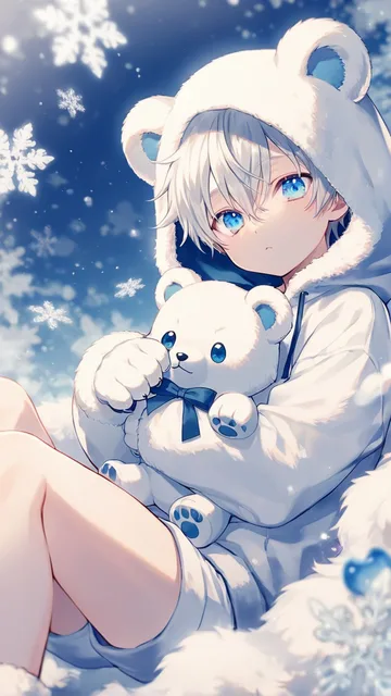 幻月の再光 - 画像生成チャレンジ / Whitebear