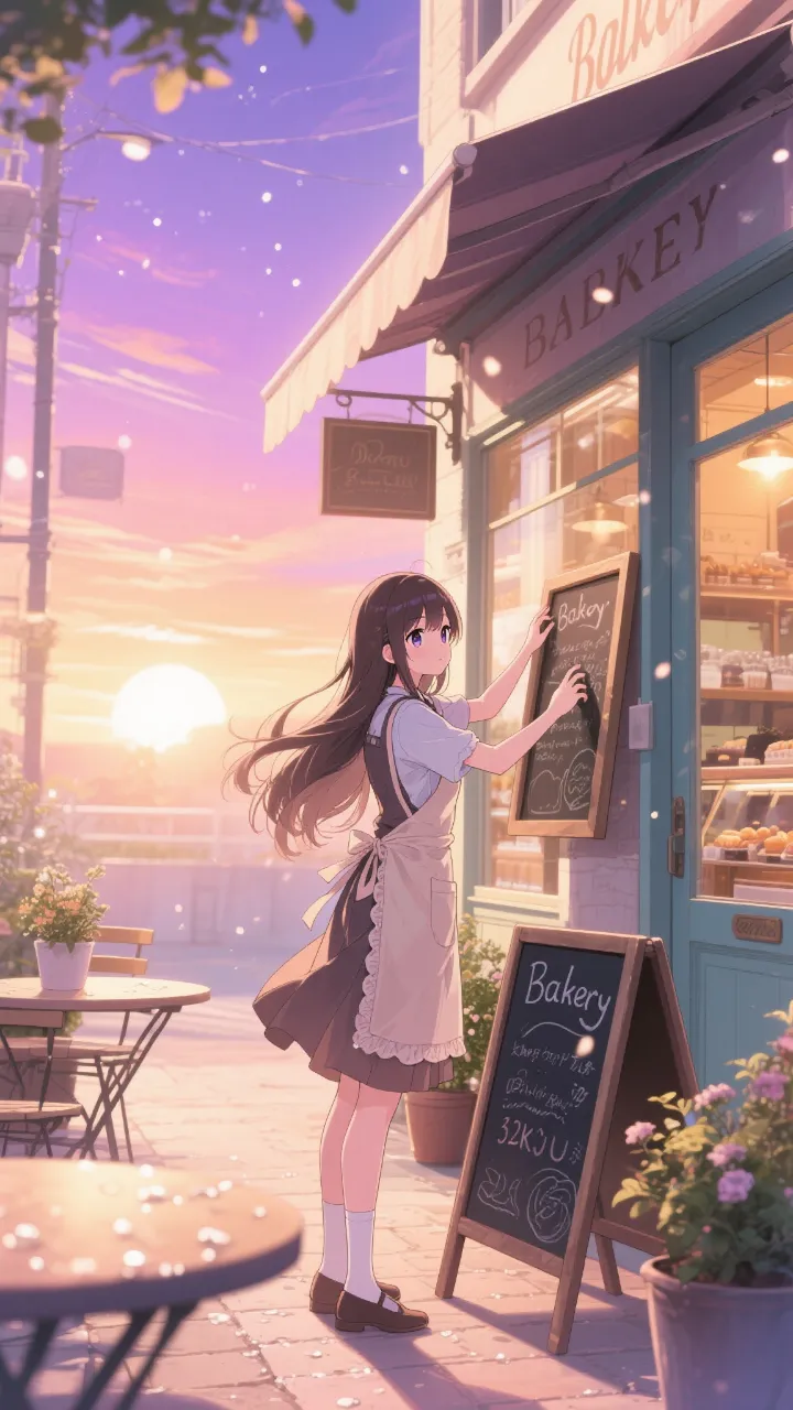 高精度アニメ - 朝焼けのパン屋さん / はると