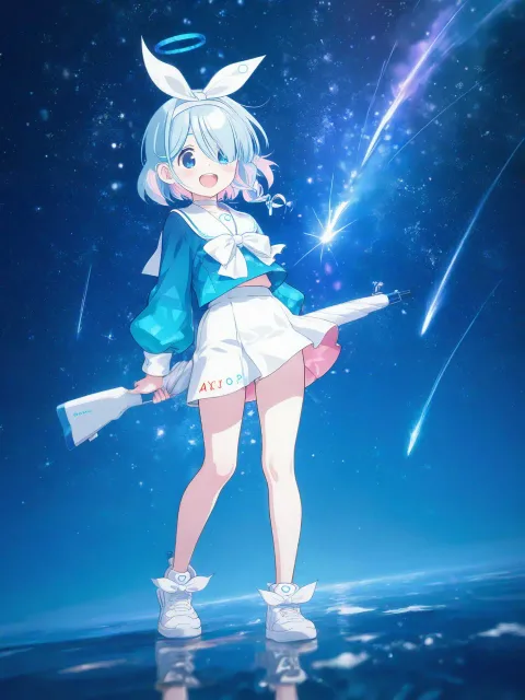 「先生!見てください!流れ星ですよ!」
