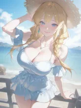 麦わらと潮風·夏の海辺で の投稿作品