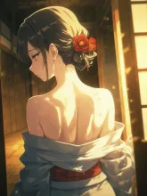うなじ·ほつれ毛と首すじ の投稿作品
