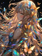ステンドグラスの少女 ×4