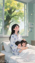 The rouged cheeks to deceive my little daughters