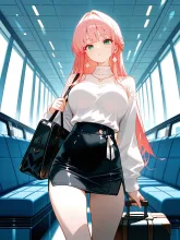 仕事終わりの空港·今宵チャレンジ の投稿作品