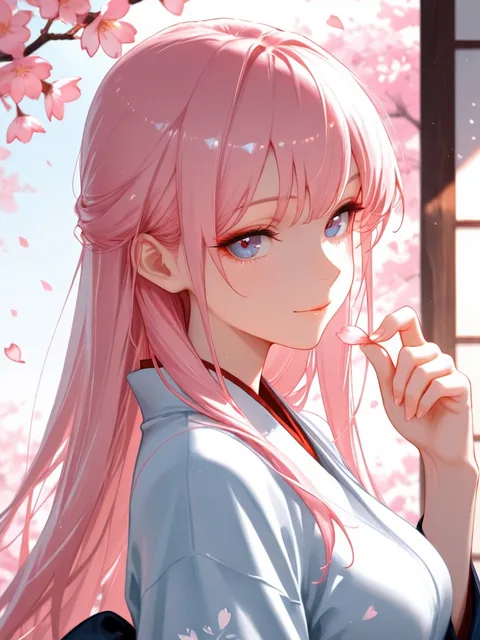 桜の花びら、ふんわりした光、やさしい雰囲気 - 桜日和🌸