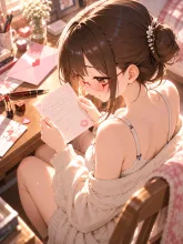 真っ赤な口紅·グラスに残る跡 の投稿作品