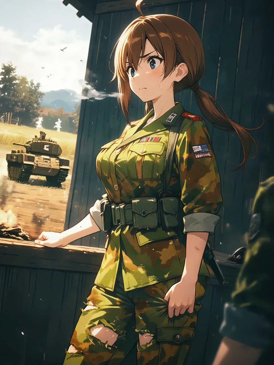 昔、戦時中 — よしくんさんのAIイラスト