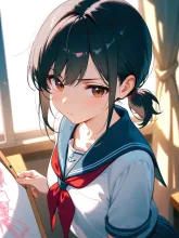 部活…美術部