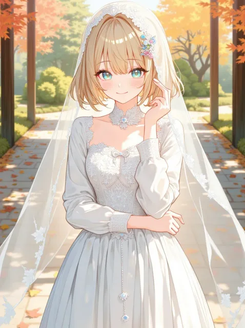 ultra-detailed、1girl - 花嫁のベール