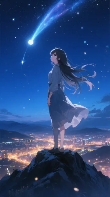 A breathtaking night view… - 山頂からの絶景