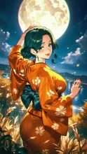 中秋の名月🌕 — 茅乃さんのAIイラスト