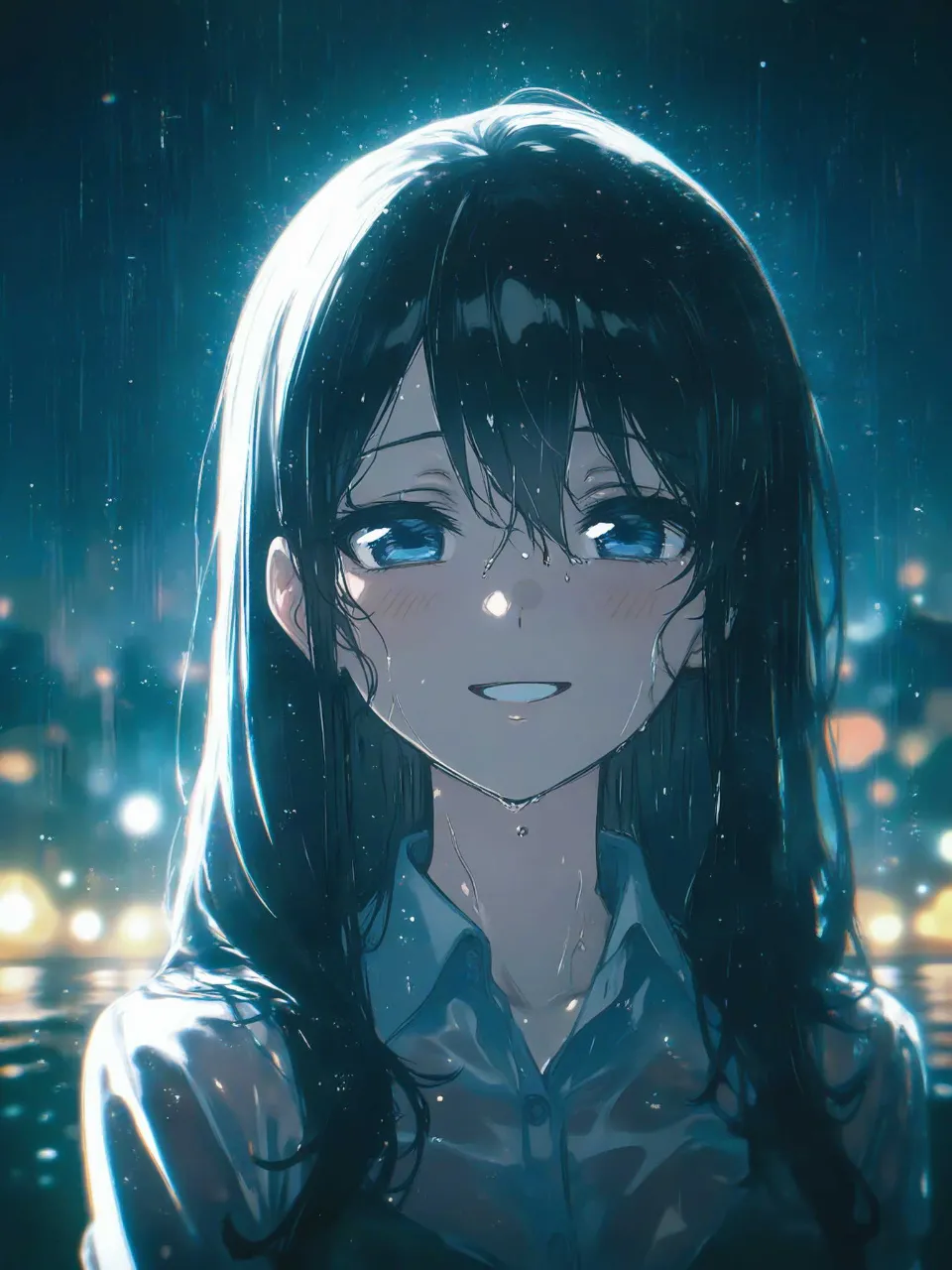 雨の夜の告白