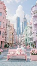 うさぎが住む街